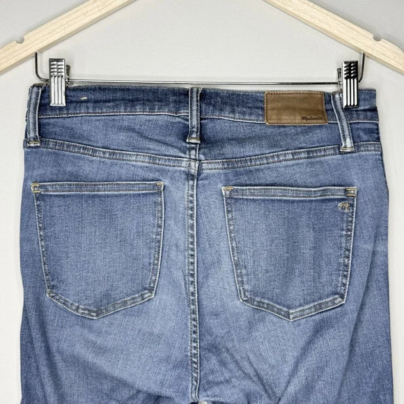 Madewell High Rise Skinny Jeans Classic Blue Wash Size 27 - Picture 6 of 10